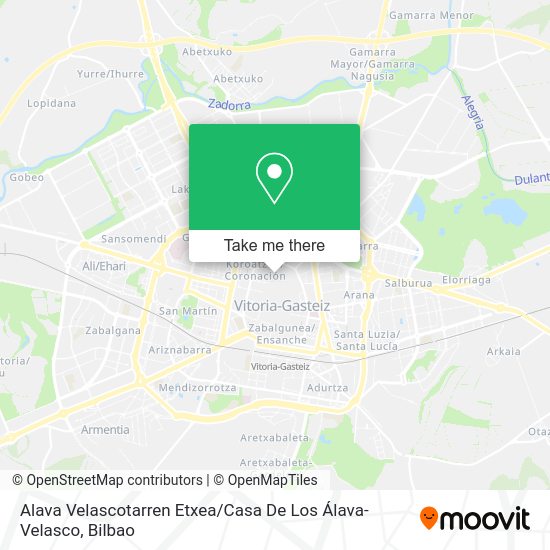 Alava Velascotarren Etxea / Casa De Los Álava-Velasco map