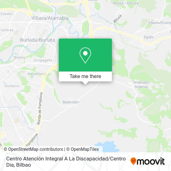 Centro Atención Integral A La Discapacidad / Centro Dia map