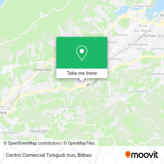 Centro Comercial Txingudi Irun map