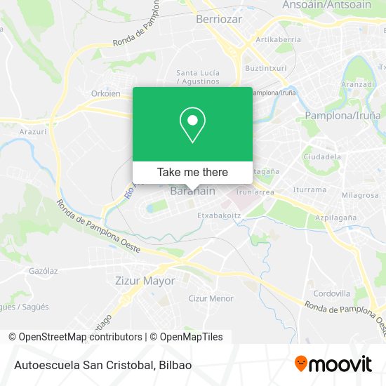Autoescuela San Cristobal map