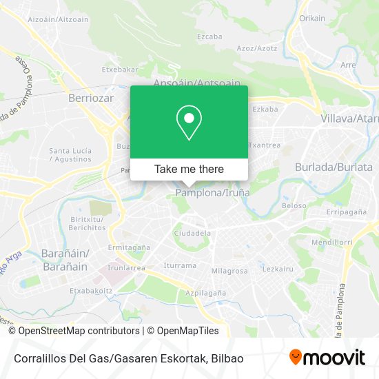 Corralillos Del Gas / Gasaren Eskortak map