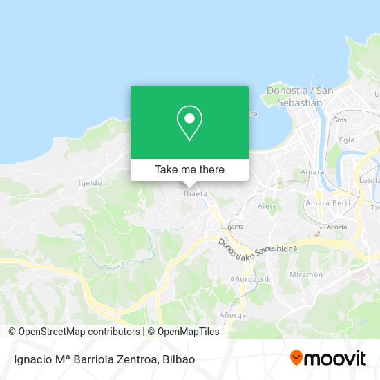 Ignacio Mª Barriola Zentroa map
