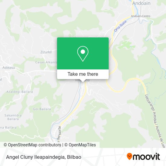Angel Cluny Ileapaindegia map