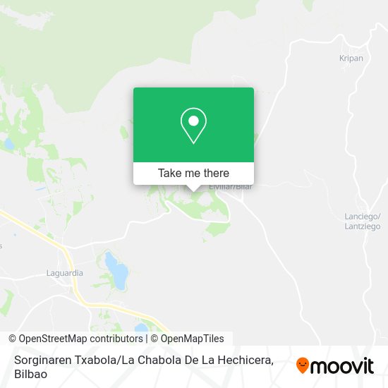 Sorginaren Txabola / La Chabola De La Hechicera map