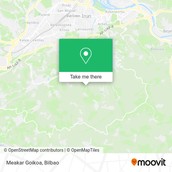 mapa Meakar Goikoa