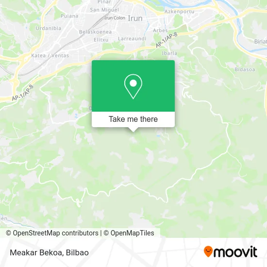 mapa Meakar Bekoa