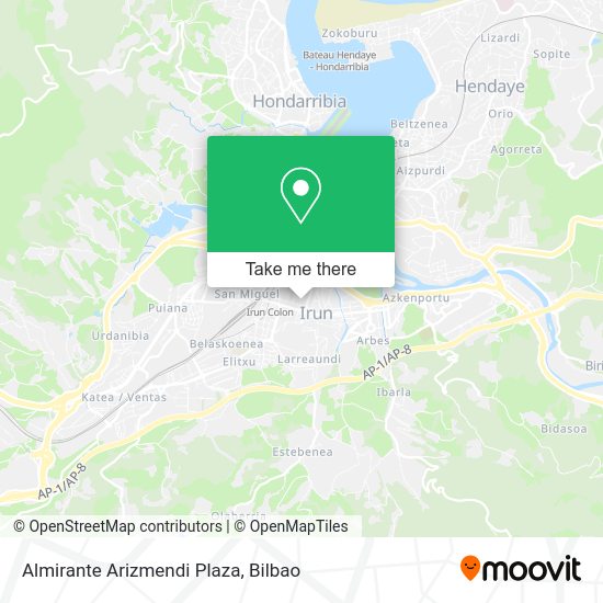 Almirante Arizmendi Plaza map