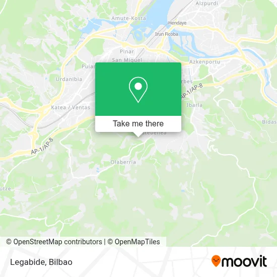 Legabide map