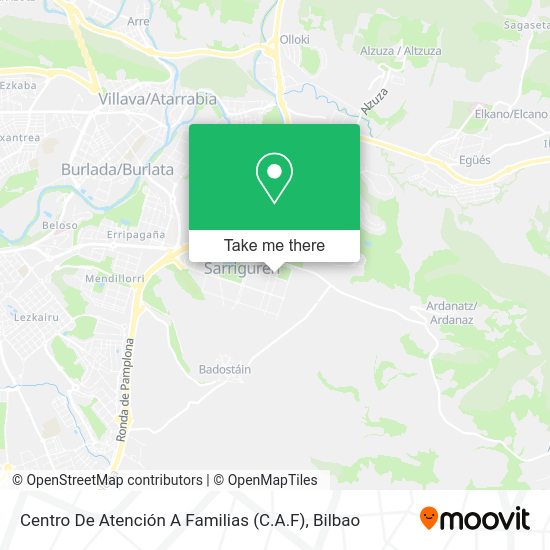 Centro De Atención A Familias (C.A.F) map