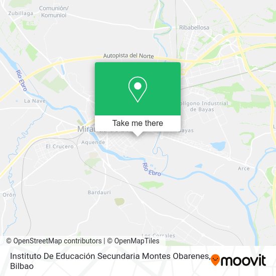 Instituto De Educación Secundaria Montes Obarenes map