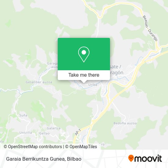 Garaia Berrikuntza Gunea map