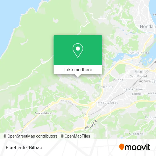 Etxebeste map
