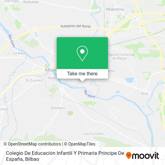 Colegio De Educación Infantil Y Primaria Príncipe De España map