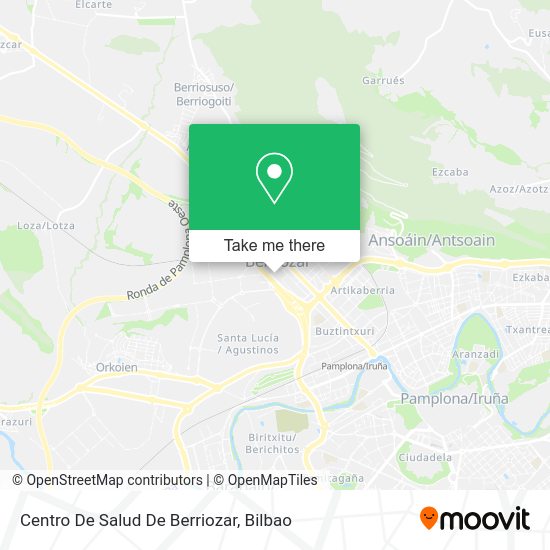 Centro De Salud De Berriozar map