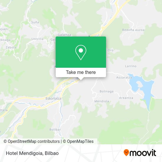 Hotel Mendigoia map