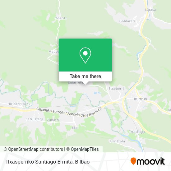 Itxasperriko Santiago Ermita map