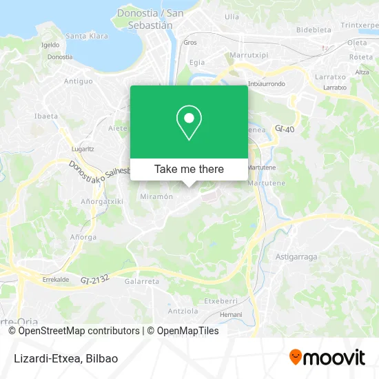 Lizardi-Etxea map