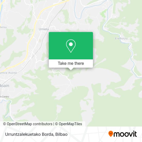 Urruntzalekuetako Borda map