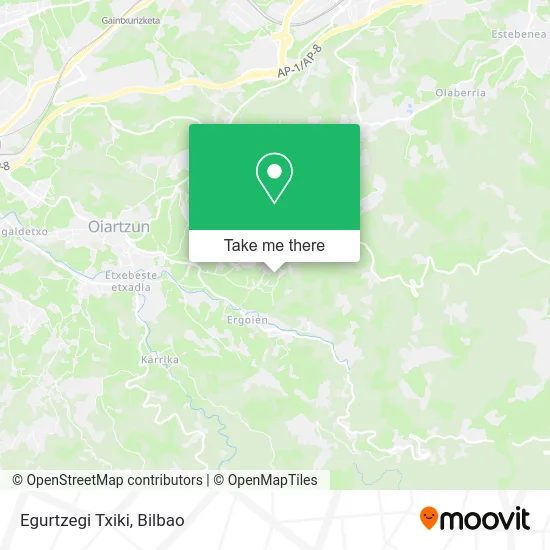 mapa Egurtzegi Txiki