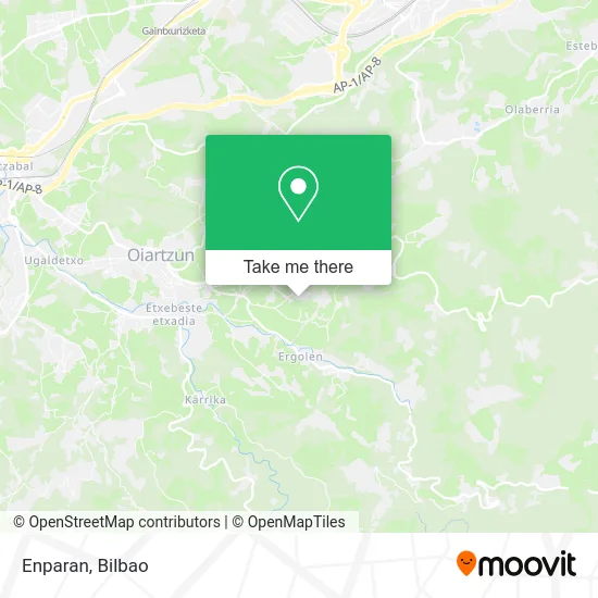 mapa Enparan