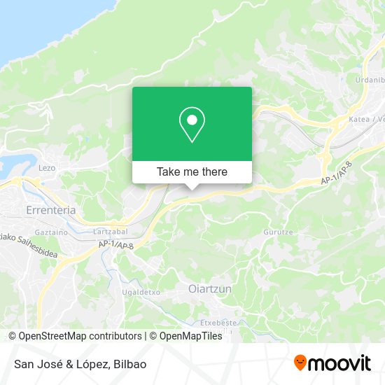 San José & López map