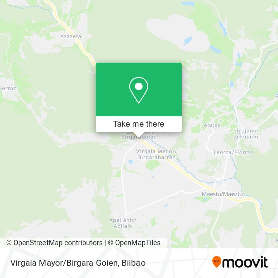 Vírgala Mayor/Birgara Goien map