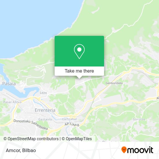 Amcor map