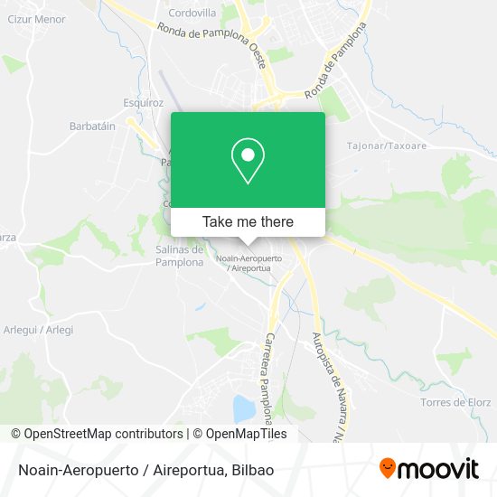 Noain-Aeropuerto / Aireportua map