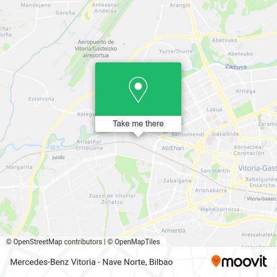 Mercedes-Benz Vitoria - Nave Norte map