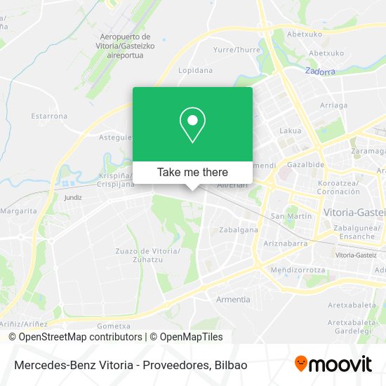 Mercedes-Benz Vitoria - Proveedores map