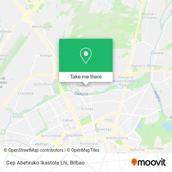 Cep Abetxuko Ikastola Lhi map