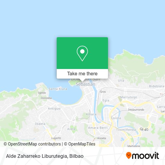 Alde Zaharreko Liburutegia map
