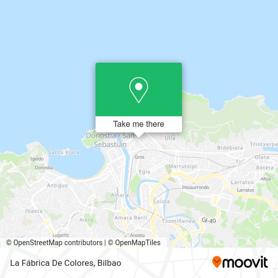 La Fábrica De Colores map