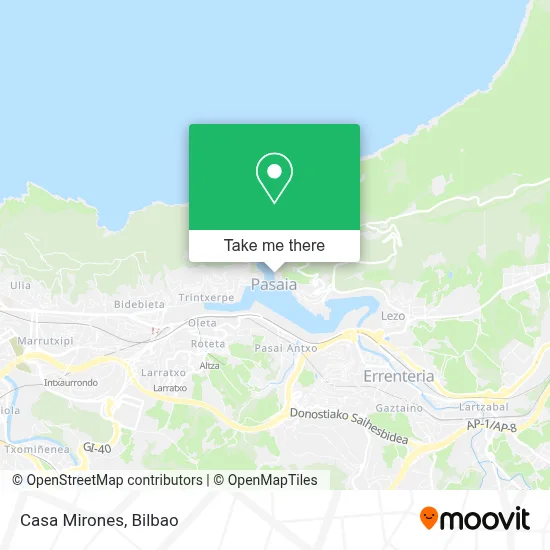 Casa Mirones map