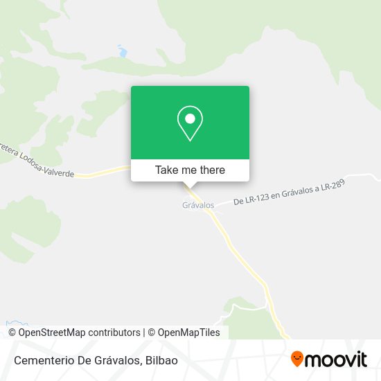 Cementerio De Grávalos map