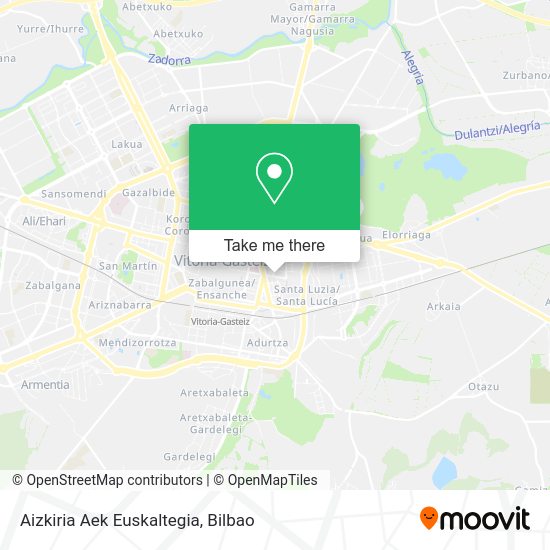 Aizkiria Aek Euskaltegia map