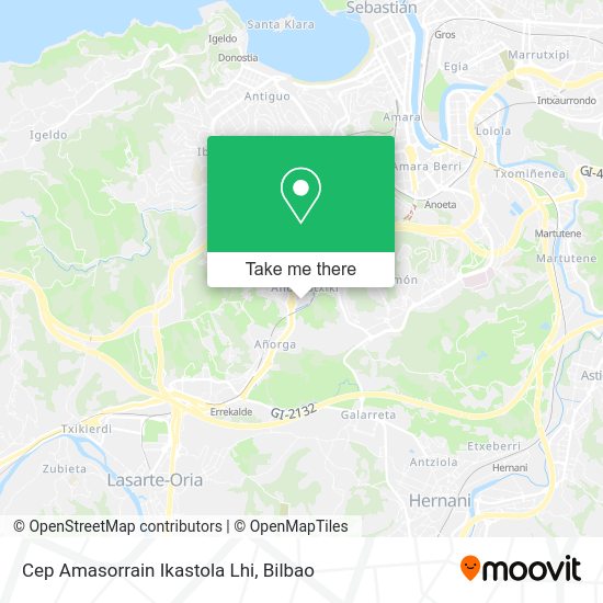 Cep Amasorrain Ikastola Lhi map