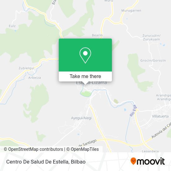 Centro De Salud De Estella map