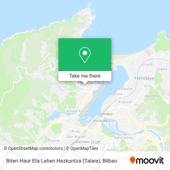 Biteri Haur Eta Lehen Hezkuntza (Talaia) map