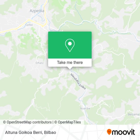 Altuna Goikoa Berri map