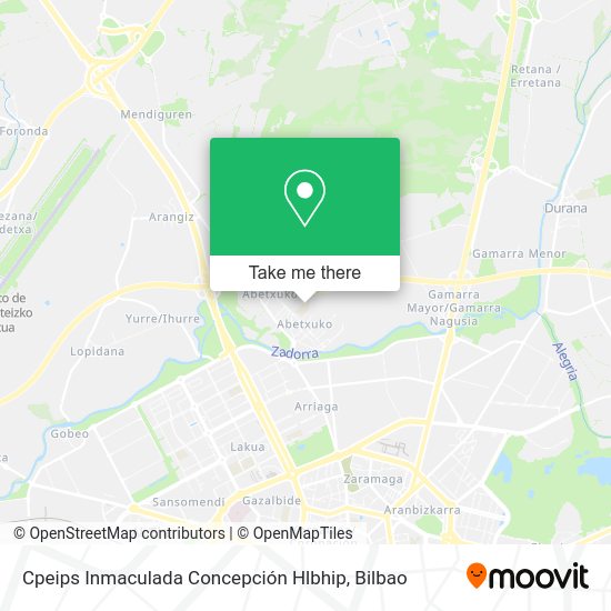 Cpeips Inmaculada Concepción Hlbhip map