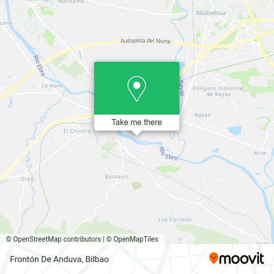Frontón De Anduva map