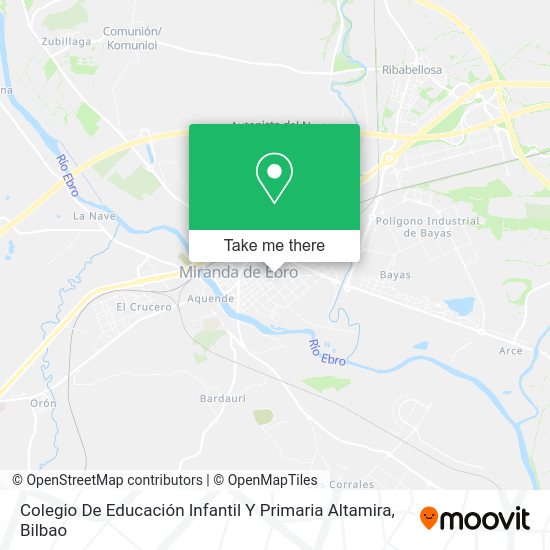 Colegio De Educación Infantil Y Primaria Altamira map