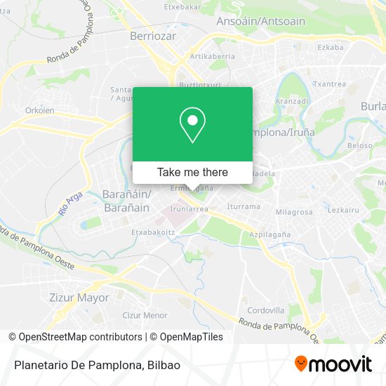 Planetario De Pamplona map