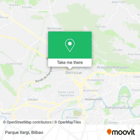 Parque Ilargi map