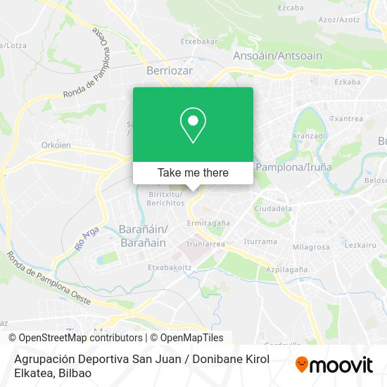 Agrupación Deportiva San Juan / Donibane Kirol Elkatea map
