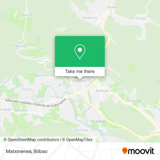 mapa Matxinenea