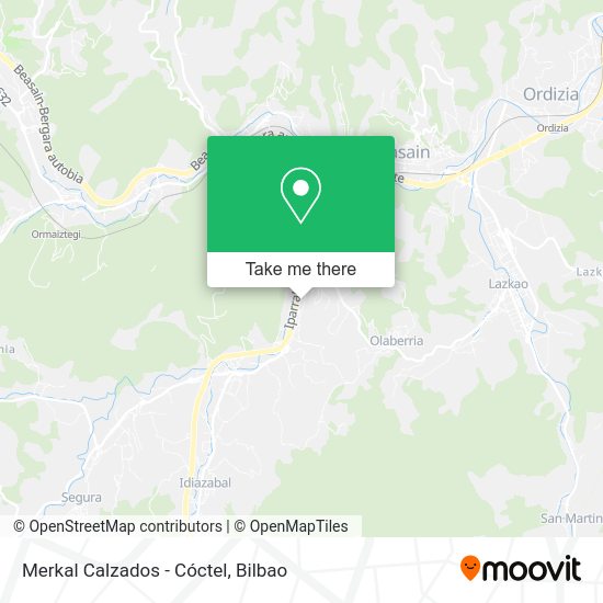 Merkal Calzados - Cóctel map