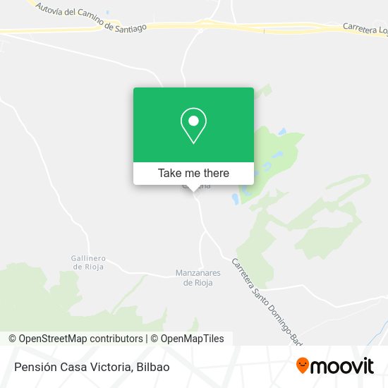 Pensión Casa Victoria map