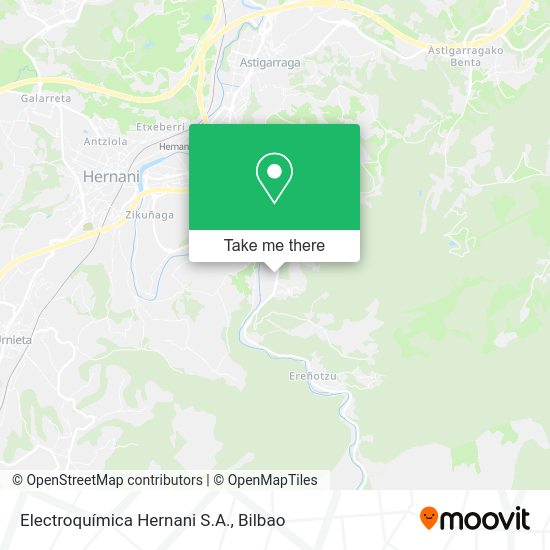 Electroquímica Hernani S.A. map